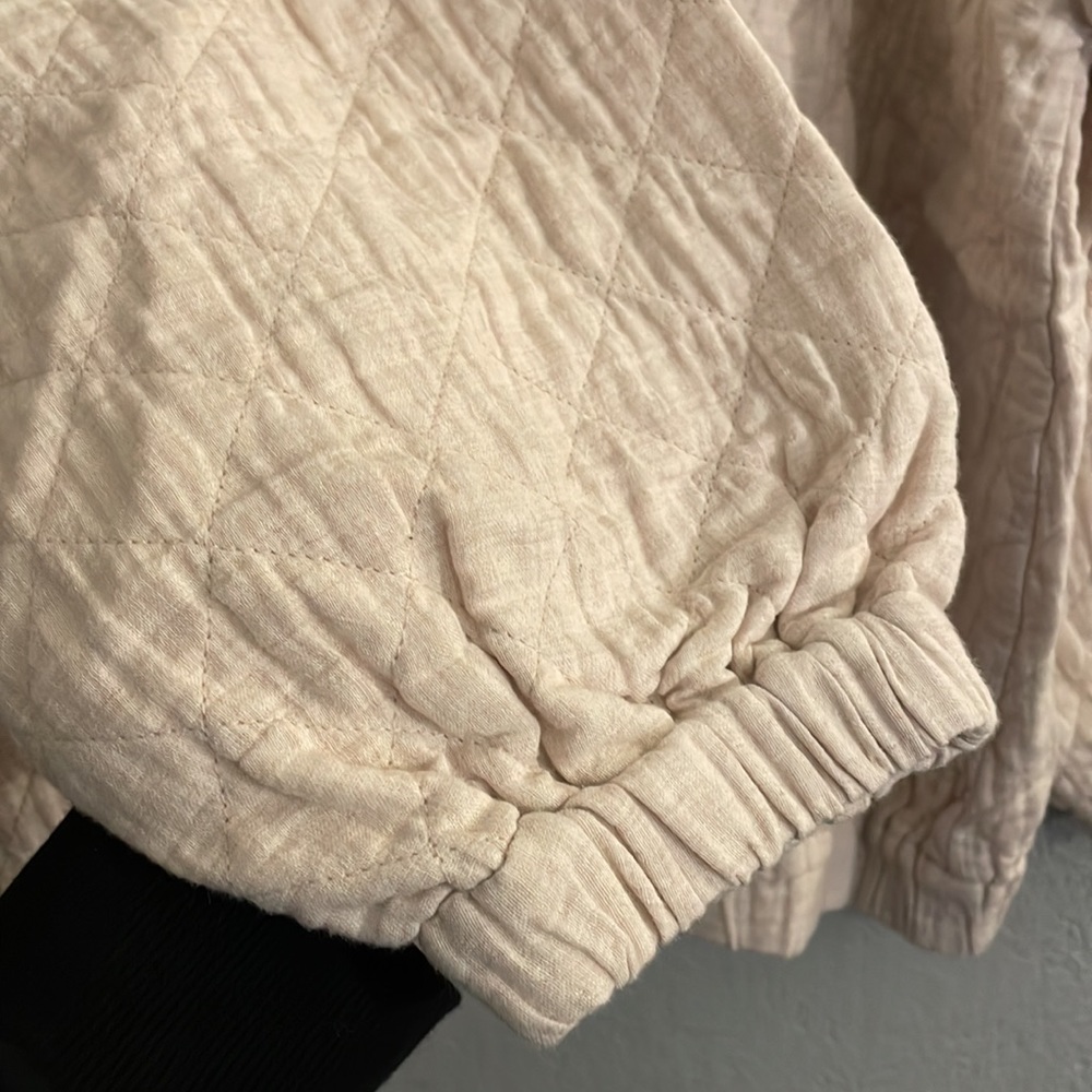 NWT Madewell Diamond Jacquard Half-Zip Sweater - Picture 9 of 14